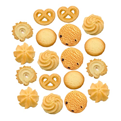 Milisten 18 Stück Teiliges Künstliche Kekse Realistische Plätzchen Modelle für Dekoration Fotorequisiten und Lehrmittel PVC Simulation Essen für Küche und Festivals Milisten 18 Stück Teiliges Künstliche Kekse Realistische Plätzchen Modelle für Dekoration Fotorequisiten und Lehrmittel PVC Simulation Essen für Küche und Festivals von Milisten