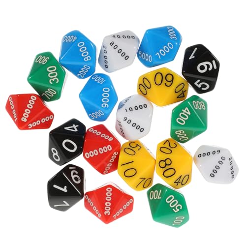 Milisten 18 Stück Teiliges Place Value Würfelset aus Hochwertigem Kunststoff Mehrseitige Spielwürfel für Bildungs Partyspiele Leicht Langlebig für Zuhause Ktv und Bars Milisten 18 Stück Teiliges Place Value Würfelset aus Hochwertigem Kunststoff Mehrseitige Spielwürfel für Bildungs Partyspiele Leicht Langlebig für Zuhause Ktv und Bars von Milisten