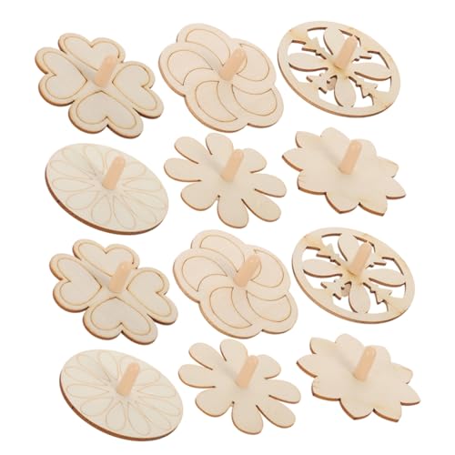 Milisten 18Stücke Teiliges Holz Kreiselspielzeug für Unbemalte DIY zum Basteln und Kreatives Handfertigkeit und Koordination Milisten 18Stücke Teiliges Holz Kreiselspielzeug für Unbemalte DIY zum Basteln und Kreatives Handfertigkeit und Koordination von Milisten