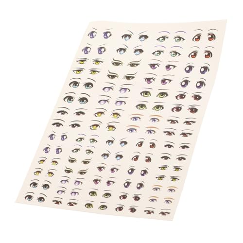 Milisten 1Blatt DIY Cartoon Augen Aufkleber für Selbstklebende Sticker für Handwerksprojekte Bastelmaterialien für Puppen Karten und Kreative Dekorationen Milisten 1Blatt DIY Cartoon Augen Aufkleber für Selbstklebende Sticker für Handwerksprojekte Bastelmaterialien für Puppen Karten und Kreative Dekorationen von Milisten