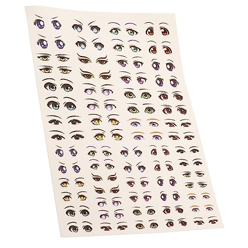 Milisten 1Blatt Selbstklebende Cartoon Augen Aufkleber DIY Bastelaugen für Tonfiguren Wackelaugen Verschiedenen Formen und Farben für Puppen Karten und Dekorationen Milisten 1Blatt Selbstklebende Cartoon Augen Aufkleber DIY Bastelaugen für Tonfiguren Wackelaugen Verschiedenen Formen und Farben für Puppen Karten und Dekorationen von Milisten