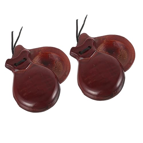Milisten 1Paar Castanets Für Musikinstrument Zur des Rhythmusgefühls Einfache Percussion Für Musikalische Früherziehung Milisten 1Paar Castanets Für Musikinstrument Zur des Rhythmusgefühls Einfache Percussion Für Musikalische Früherziehung von Milisten