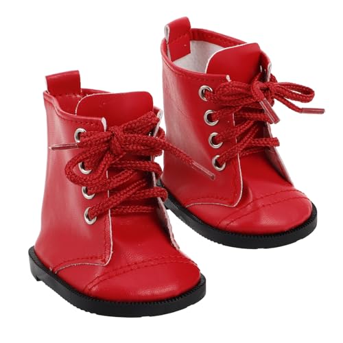 Milisten 1Paar Puppenschuhe für Puppen Stilvolle PU Lederschuhe mit Realistischen Details Langlebig und Pflegeleicht Anziehzubehör für Kreative Spielstunden Stiefel Milisten 1Paar Puppenschuhe für Puppen Stilvolle PU Lederschuhe mit Realistischen Details Langlebig und Pflegeleicht Anziehzubehör für Kreative Spielstunden Stiefel von Milisten