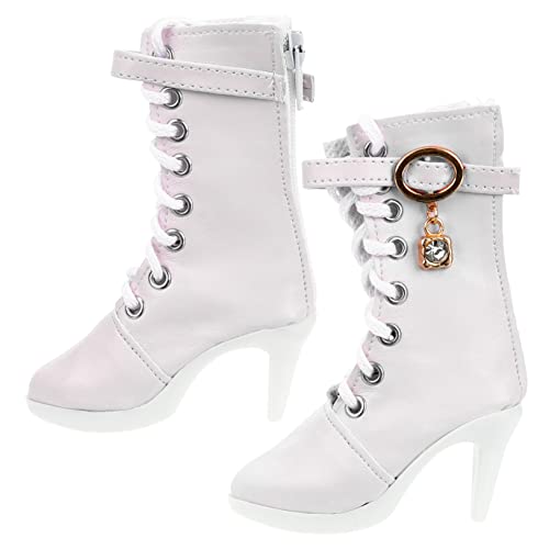 Milisten 1Paar Puppenschuhe mit High Heels für Puppen Stilvolle Kleine Stiefel Perfektes Zubehör für Puppenoutfits für Jedem von Milisten