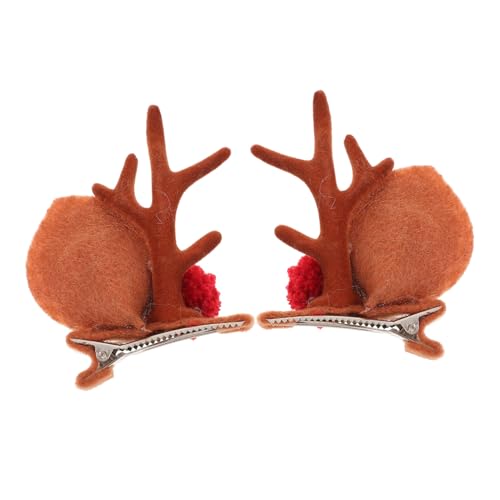 Milisten 1Paar Weihnachtsspange mit Rentiergeweih Design Niedliche Hirschohren Haarnadeln für Festliche Anlässe Cosplay und Weihnachtsfeiern Robust und Bequem Einzigartiger Milisten 1Paar Weihnachtsspange mit Rentiergeweih Design Niedliche Hirschohren Haarnadeln für Festliche Anlässe Cosplay und Weihnachtsfeiern Robust und Bequem Einzigartiger von Milisten