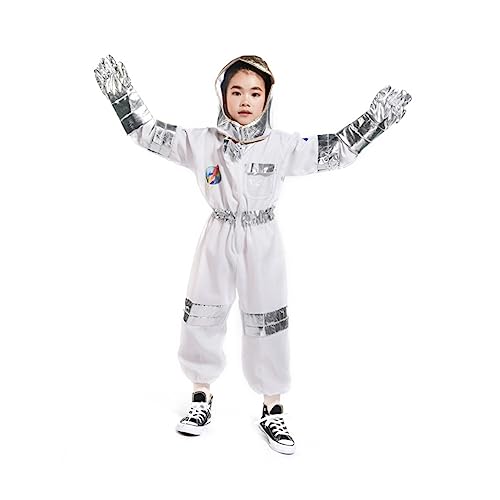 Milisten 1Satz Astronauten Kostüm Für Rollenspiel Outfit Für Overall Und Halloween Karneval Und Kinderpartys von Milisten