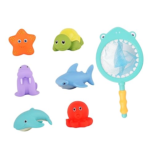 Milisten 1Satz Badespielzeug für Kleinkinder Schwimmende Fische mit Netz Kreatives Badspielzeug für Badewanne und Pool Fördert Fingerfertigkeit Milisten 1Satz Badespielzeug für Kleinkinder Schwimmende Fische mit Netz Kreatives Badspielzeug für Badewanne und Pool Fördert Fingerfertigkeit von Milisten