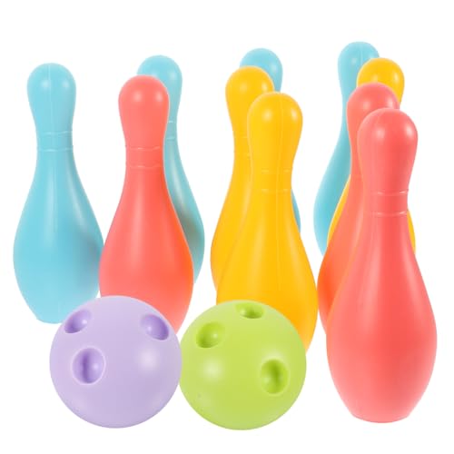 Milisten 1Satz Bowling Aus Kunststoff Mit Pins Und Bällen Fördert Kommunikation Und Praktische Fähigkeiten Für Indoor Familien Und Kinderpartys Milisten 1Satz Bowling Aus Kunststoff Mit Pins Und Bällen Fördert Kommunikation Und Praktische Fähigkeiten Für Indoor Familien Und Kinderpartys von Milisten