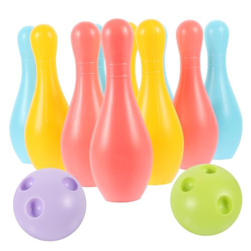 Milisten 1Satz Bowling für Indoor mit Kegeln und Kugeln Freizeitspiel Motorik und Koordination Eltern Junge Mädchen Aktivitäten und Kinderpartys Milisten 1Satz Bowling für Indoor mit Kegeln und Kugeln Freizeitspiel Motorik und Koordination Eltern Junge Mädchen Aktivitäten und Kinderpartys von Milisten