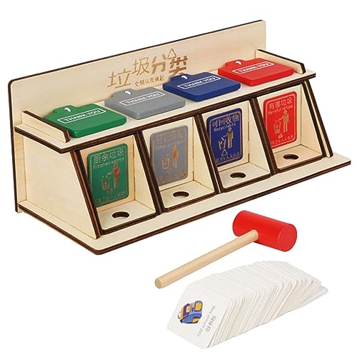 Milisten 1Satz DIY Müllsortierspielzeug Pädagogisches Holzspielzeug zur Mülltrennung Lernspielzeug Feinmotorik und Analysefähigkeiten für Jahren Milisten 1Satz DIY Müllsortierspielzeug Pädagogisches Holzspielzeug zur Mülltrennung Lernspielzeug Feinmotorik und Analysefähigkeiten für Jahren von Milisten