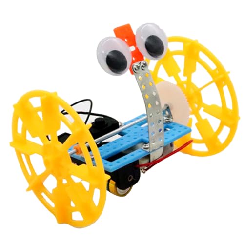 Milisten Selbstgemacht Balance Auto Roboter für Kinder Wissenschaftliches Experimentierset Einfach Zusammenzubauen Pädagogisches Spielzeug zur Motorik und Physikalischem Verständnis von Milisten