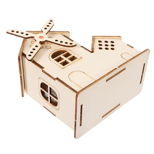 Milisten 1Satz DIY Solar Windmühle Modellset Holz Puzzle für Einfach zu Montieren Sicheres ohne Schadstoffe Stem für Jungen und Mädchen Milisten 1Satz DIY Solar Windmühle Modellset Holz Puzzle für Einfach zu Montieren Sicheres ohne Schadstoffe Stem für Jungen und Mädchen von Milisten
