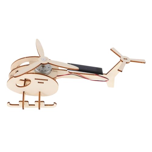 Milisten 1Satz DIY Solarhubschrauber Modell aus Holz Hocheffizientes mit Solarpanel für Interaktives Bastelset für Kreative Experimente und Spaß im Freien Milisten 1Satz DIY Solarhubschrauber Modell aus Holz Hocheffizientes mit Solarpanel für Interaktives Bastelset für Kreative Experimente und Spaß im Freien von Milisten