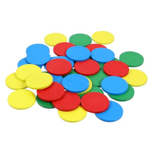 Milisten 1Satz DIY Spielchips Holzspielchips Für Belohnungen Lernspiele Und Kreative Projekte Motivationsspielzeug Für Belohnungssysteme Und Lernroutinen von Milisten