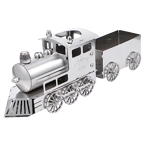 Milisten 1Satz Dampflokomotive Dekoration für Kinderzimmer Schreibtischzug Modell Langlebig und Platzsparend für Einweihungspartys für Büro von Milisten