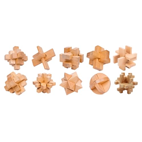 Milisten 1Satz Denkpuzzle aus Holz Teiliges Lu Ban Lock Kreatives Iq Rätsel für Erwachsene und Fördert Logisches und Geschicklichkeit für DIY und Bastelprojekte Milisten 1Satz Denkpuzzle aus Holz Teiliges Lu Ban Lock Kreatives Iq Rätsel für Erwachsene und Fördert Logisches und Geschicklichkeit für DIY und Bastelprojekte von Milisten