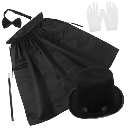Milisten 1Satz Detektiv Cosplay Mit Hut Handschuhen Fliege Und Accessoires Für Halloween Rollenspiel Und Kostümpartys Magische Auftritte Und Detektiv Themenveranstaltungen von Milisten