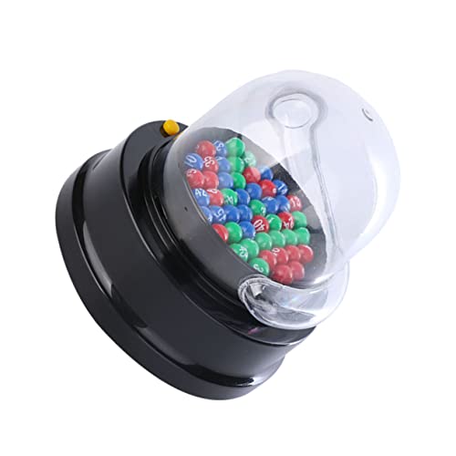 Milisten 1Satz Elektrische Lotterieballmaschine Mini Lotterieautomat Für Spiele Und Partys Bunter Zahlenball Für Tombola Und Bingo Ohne Batterien von Milisten