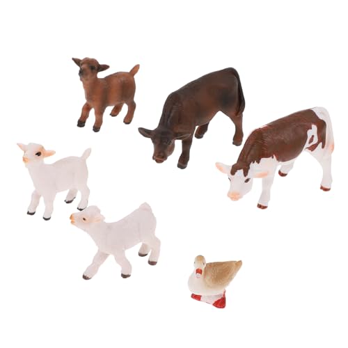 Milisten 1Satz Exquisites Tiermodell Realistische Bauernhoftiere für Pädagogisches aus Hochwertigem Material Entzückende Tierfiguren Kreativität und Lernen Milisten 1Satz Exquisites Tiermodell Realistische Bauernhoftiere für Pädagogisches aus Hochwertigem Material Entzückende Tierfiguren Kreativität und Lernen von Milisten