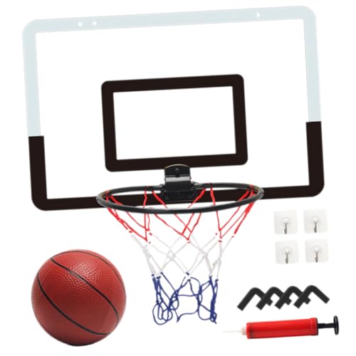 Milisten 1Satz Faltbarer Basketballkorb für Lustiges Basketballspielzeug für Drinnen und Draußen Einfach zu Montieren Fördert die Bewegungskoordination und Sorgt für Spaß bei Jungen von Milisten