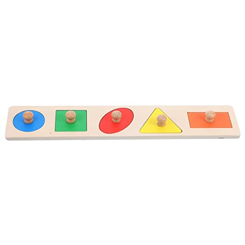 Milisten 1Satz Geometrisches Holzpuzzle für Kleinkinder Pädagogisches zur Farberkennung und Formsortierung für Frühkindliche Entwicklung und Motorikförderung Milisten 1Satz Geometrisches Holzpuzzle für Kleinkinder Pädagogisches zur Farberkennung und Formsortierung für Frühkindliche Entwicklung und Motorikförderung von Milisten