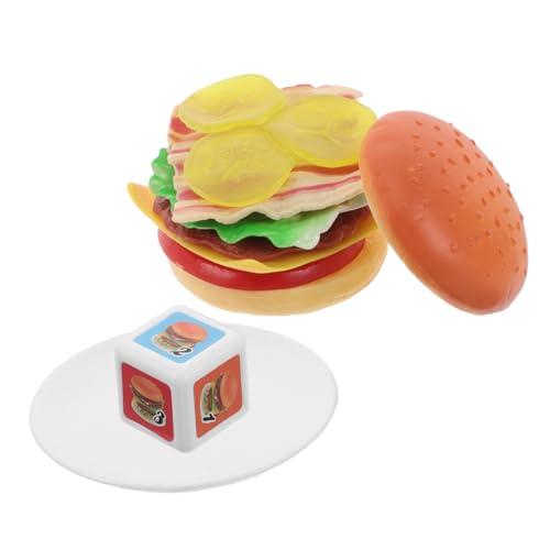 Milisten 1Satz Hamburger Stapelspielzeug Für Vorschulkinder Interaktives Lernspielzeug Hand Augen Koordination Und Logischem Abnehmbare Schichten Und Farbenfrohes Milisten 1Satz Hamburger Stapelspielzeug Für Vorschulkinder Interaktives Lernspielzeug Hand Augen Koordination Und Logischem Abnehmbare Schichten Und Farbenfrohes von Milisten