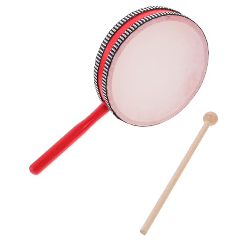 Milisten 1Satz Handtrommel Aus Holz Leichtes Design Schlaginstrument Für Musikalische Früherziehung Trommelstock Langlebig Und Klangvoll von Milisten
