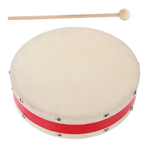 Milisten 1Satz Handtrommel aus Holz für Percussion Instrument mit Schlägel Langlebig und Tragbar für Anfänger Fördert Kreativität und Musikalität Milisten 1Satz Handtrommel aus Holz für Percussion Instrument mit Schlägel Langlebig und Tragbar für Anfänger Fördert Kreativität und Musikalität von Milisten