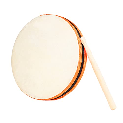 Milisten 1Satz Handtrommel aus Tragbares Musikinstrument für Lernspielzeug Hörfähigkeit und Musikalität für Kreative Spielaktivitäten und Musikunterricht Milisten 1Satz Handtrommel aus Tragbares Musikinstrument für Lernspielzeug Hörfähigkeit und Musikalität für Kreative Spielaktivitäten und Musikunterricht von Milisten