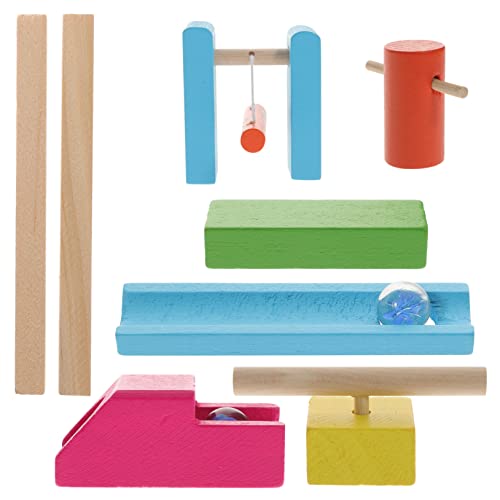Milisten 1Satz Holz Domino Bausteine für Kreative Spiele Fördert Hand Auge Koordination und Kognitive Fähigkeiten Sicher für Montessori Lernen und Spielspaß von Milisten