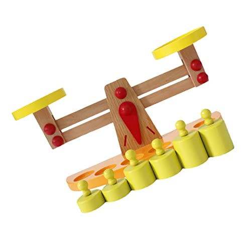 Milisten 1Satz Holz Lernspielzeug für Montessori Balancespielzeug Kreativität und Mathematischen Fähigkeiten für Frühkindliche Bildung von Milisten