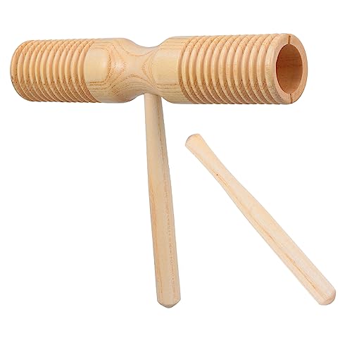 Milisten 1Satz Holz Musikspielzeug Für Doppeltrommel Instrument Für Frühe Bildung Fördert Musikalische Fähigkeiten Kindergarten Und Zuhause Neue Ausführung von Milisten