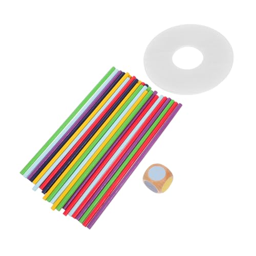 Milisten 1Satz Holz Pick Up Sticks Spiel Balance für Montessori Lernspielzeug zur Sozialer Fähigkeiten Hand Augen Koordination und Körperlicher Aktivität von Milisten