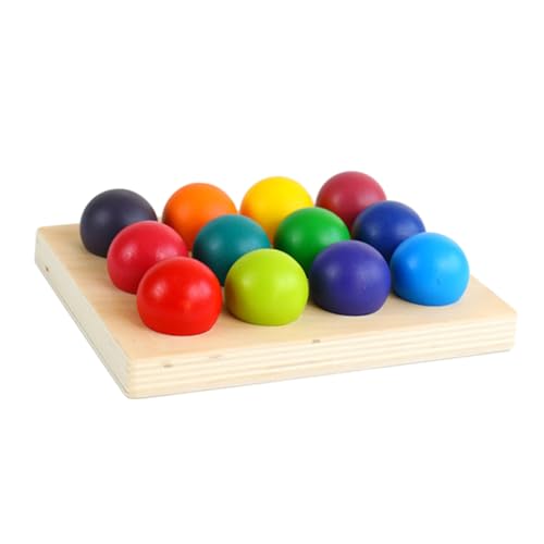 Milisten 1Satz Holz Regenbogen Board Für Farben Lernspielzeug Montessori Zur Farbsortierung Feinmotorik Kleinkinder Ab Jahr Milisten 1Satz Holz Regenbogen Board Für Farben Lernspielzeug Montessori Zur Farbsortierung Feinmotorik Kleinkinder Ab Jahr von Milisten