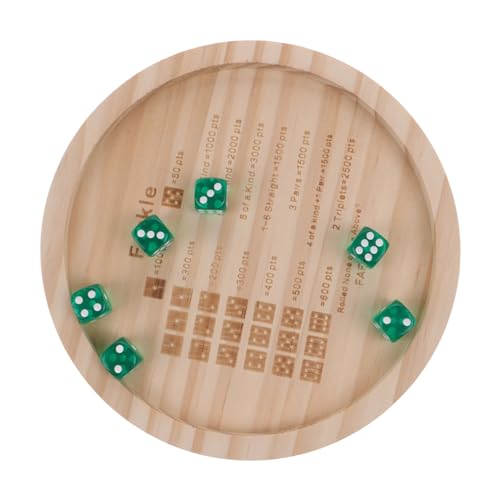 Milisten 1Satz Holz Würfeltablett für Farkle Würfelspiel Stabil für Familienfeiern mit Großer Kapazität und Modernem Design für Elegantes Spielerlebnis Milisten 1Satz Holz Würfeltablett für Farkle Würfelspiel Stabil für Familienfeiern mit Großer Kapazität und Modernem Design für Elegantes Spielerlebnis von Milisten