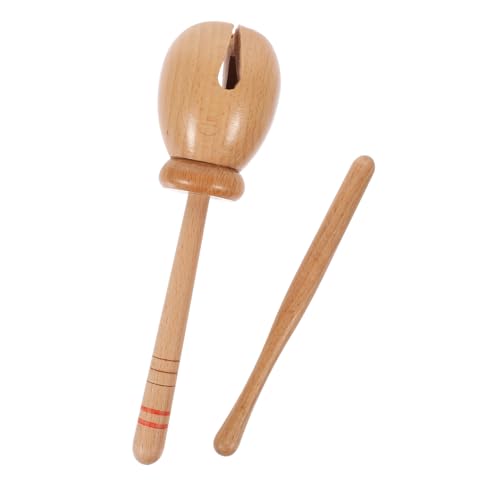 Milisten 1Satz Holzblock Schlaginstrument Einfaches Musikalisches für Hölzernes Schlaginstrument mit Glatter Oberfläche für Innen und Außenspiel Milisten 1Satz Holzblock Schlaginstrument Einfaches Musikalisches für Hölzernes Schlaginstrument mit Glatter Oberfläche für Innen und Außenspiel von Milisten