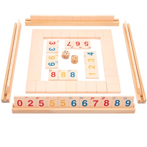 Milisten 1Satz Holzbrettspiel mit Würfeln Lernspielzeug für Familienspiel für Spieler Partys und Freizeit Pädagogisches Holzspiel für Altersgruppen Milisten 1Satz Holzbrettspiel mit Würfeln Lernspielzeug für Familienspiel für Spieler Partys und Freizeit Pädagogisches Holzspiel für Altersgruppen von Milisten