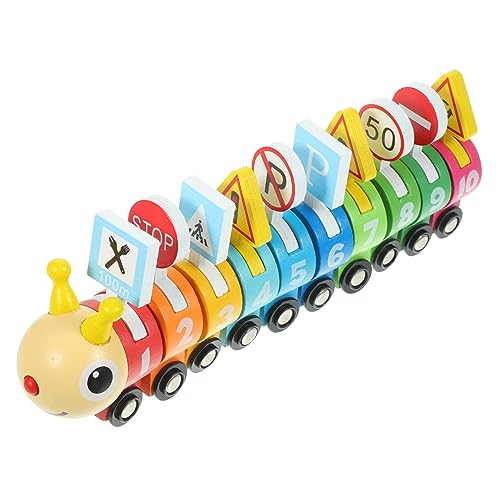 Milisten 1Satz Holzeisenbahnspielzeug für Kleinkinder Zahlenzug Lernspielzeug Farbkognition und Feinmotorik Interaktive Holzspielzeuge für Milisten 1Satz Holzeisenbahnspielzeug für Kleinkinder Zahlenzug Lernspielzeug Farbkognition und Feinmotorik Interaktive Holzspielzeuge für von Milisten