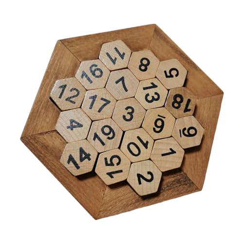 Milisten 1Satz Holzpuzzle Für Pädagogisches Zur Frühen Entwicklung Sechsseitigem Design Für Spielerisches Lernen Feinmotorik von Milisten