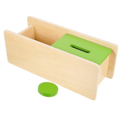 Milisten 1Satz Holzspielzeug Für Intelligentes Lernspielzeug Mit Münzbox Fördert Feinmotorik Und Hand Augen Koordination Pädagogisches Für Kleinkinder Ab Jahr Interaktive von Milisten