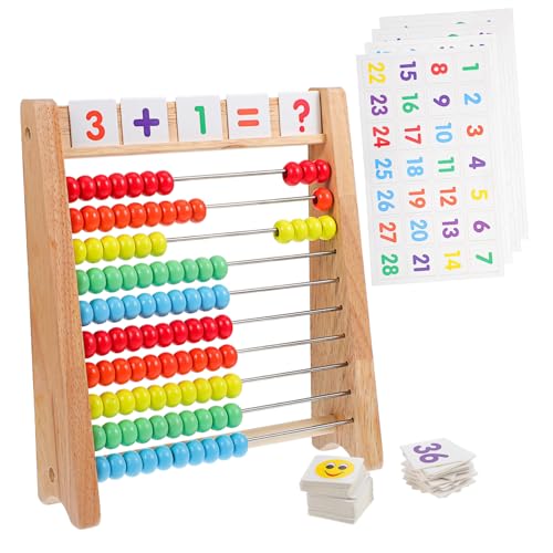Milisten 1Satz Holzspielzeug Für Mathe Lernspielzeug Mit Zahlenkarten Für Kleinkinder Und Vorschulkinder Fördert Mathematische Fähigkeiten Und Spaß Am Rechnen Milisten 1Satz Holzspielzeug Für Mathe Lernspielzeug Mit Zahlenkarten Für Kleinkinder Und Vorschulkinder Fördert Mathematische Fähigkeiten Und Spaß Am Rechnen von Milisten