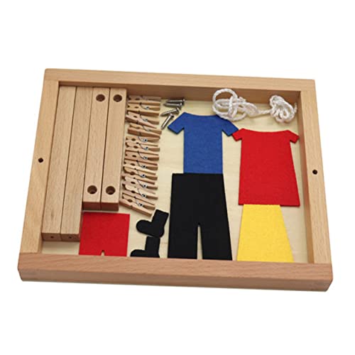 Milisten 1Satz Holzspielzeug Für Montessori Hängendes Kleider Pädagogisch Sicher Und Für Kreative Spiele Und Lernen Kleines Design Für Einfache Milisten 1Satz Holzspielzeug Für Montessori Hängendes Kleider Pädagogisch Sicher Und Für Kreative Spiele Und Lernen Kleines Design Für Einfache von Milisten