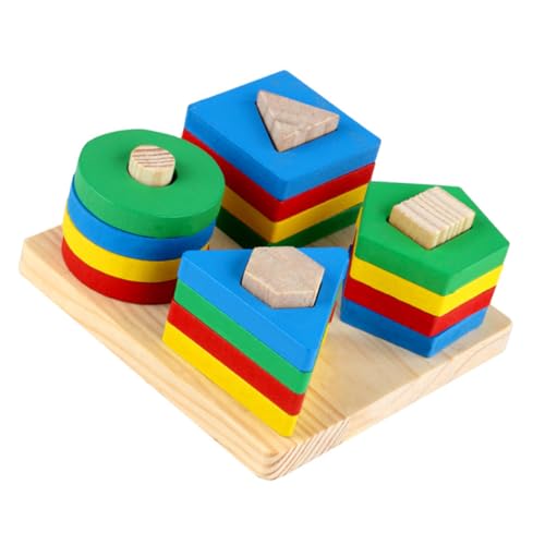 Milisten 1Satz Holzspielzeug für Geometrische Blöcke zur Frühen Bildung Intelligenzspielzeug Hand Augen Koordination und Beobachtungsfähigkeiten für Junge Mädchen Milisten 1Satz Holzspielzeug für Geometrische Blöcke zur Frühen Bildung Intelligenzspielzeug Hand Augen Koordination und Beobachtungsfähigkeiten für Junge Mädchen von Milisten