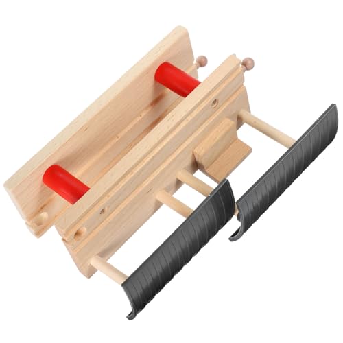 Milisten Holz Bahnsteig Spielzeug Zubehör für Kinder Simulations Bahnsteigmodell für Holzeisenbahn Selbstgemacht Modell für Kreatives Spielen von Milisten
