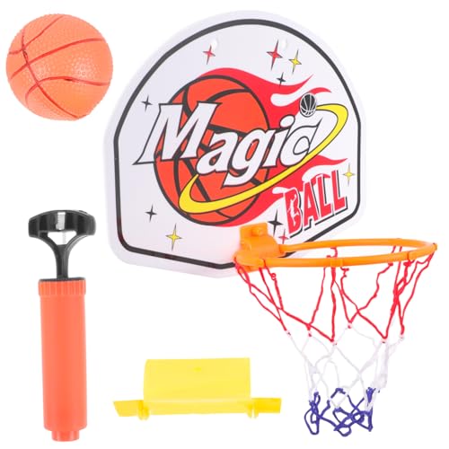 Milisten 1Satz Indoor Basketballrahmen für Tragbarer und Leichter Basketballkorb zum Hängen für Spielzimmer und Büro Fördert Hand Auge Koordination Bälle und Pumpe von Milisten