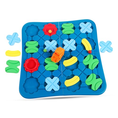 Milisten 1Satz Intelligentes Gleisbau Spielset Für Kleinkinder Teilige Lernaktivität Fördert Räumliche Vorstellungskraft Und Kreativität Sicheres Und Interaktives Brettspiel Ohne Scharfe von Milisten