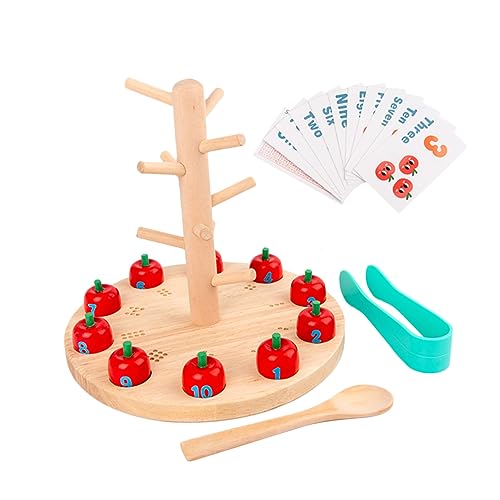 Milisten 1Satz Interaktives Holzspielzeug Für Frühe Bildung Mit Design Lernspielzeug Für Jungen Eltern Junge Mädchen Bindung Mit Erntekarten von Milisten