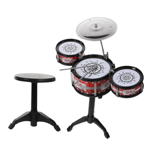 Milisten 1Satz Jazz Drum Set Musikinstrument für Kreative Trommeln Hocker Robustes und Eisenmaterial für Jungen und Fördert Hand Augen Koordination Milisten 1Satz Jazz Drum Set Musikinstrument für Kreative Trommeln Hocker Robustes und Eisenmaterial für Jungen und Fördert Hand Augen Koordination von Milisten