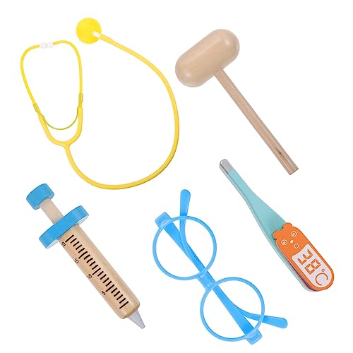 Milisten 1Satz Kinderarzt Set Für Rollenspiele Teiliges Arztkoffer Set Mit Thermometer Und Mehr Sicheres Und Realistisches Für Jungen von Milisten