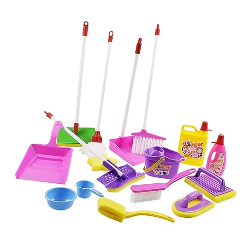 Milisten 1Satz Kinderreinigungsspielzeug Set Lustige Reinigungsgeräte Für Spielhaus Reinigungsset Für Jahren Für Rollenspielende Kleinkinder Milisten 1Satz Kinderreinigungsspielzeug Set Lustige Reinigungsgeräte Für Spielhaus Reinigungsset Für Jahren Für Rollenspielende Kleinkinder von Milisten